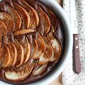 Gâteau choco-poire à la farine de châtaigne (sans PLV, sans gluten)