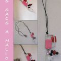 Collier "eau de rose", en attendant le printemps !