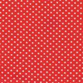 coupon tissu patchwork graphique motif pois env. 50x50 cm, rouge, blanc
