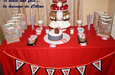 Sweet table "ou est Charlie?"