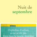 Nuit de septembre, de Villeneuve Angélique