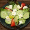 Salade de concombre Fêta