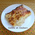 Endives roulées en feuilles de lasagnes