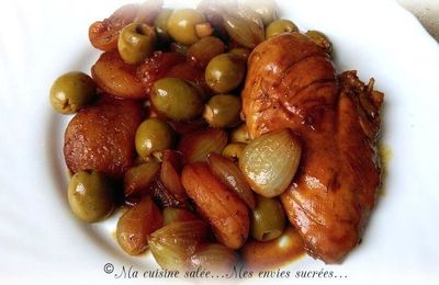 FILETS DE POULET & OLIVES-ABRICOTS