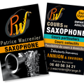 Patrice Wacrenier, Saxophoniste