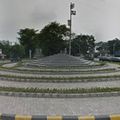 Rond-point à Medan (Ile de Sumatra)