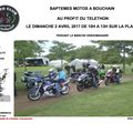 Baptêmes Moto en faveur du Téléthon