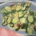 Courgettes à la menthe et aux noisettes