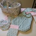 COUFFIN,COUCHES,GIGOTEUSE, BAVOIRS,LINGETTES,SORTIE DE BAIN POUR BEBE COROLE