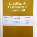 Un livre sur le collège de Castelsarrasin