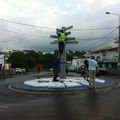 Rond-point à Saint-Pierre (La Réunion)