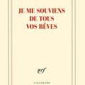 Chronique : " Je me souviens de tous vos rêves " de René Frégni chez Gallimard 