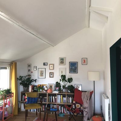 Coup de frais printanier, les poutres en blanc !