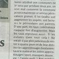 mon article sur les rythmes scolaires dans le courrier picard 