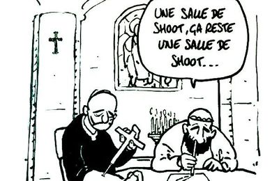 Faut-il transformer les églises en mosquées ? - par Gros - Charlie Hebdo N°1199