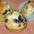 Muffins aux myrtilles