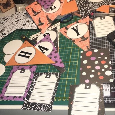 Début déco Halloween 2017