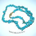 COLLIER HOWLITE TURQUOISE 2 