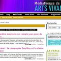 Un portail de bibliothèque funky et arty