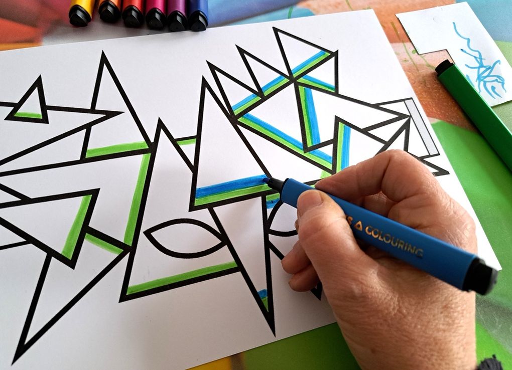 Masque &quot;Pic Pic TRIANGLES&quot;