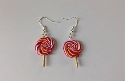 Boucles d'oreilles sucette "Lollipop"