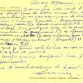 Carte de Lucie à Philippe, Chéray, le 19 janvier 1934