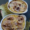 GRATINS DE POMMES ET POIRES AU CALVADOS