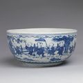 Bowl with children in a garden, Ming dynasty (1368–1644), Jiajing mark and period (1522–66)