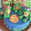 Gâteau tortue ninja