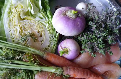 Wok de poulet et ses légumes d'ici et d'ailleurs