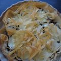 TARTE Croustillante Champignons Mozzarella
