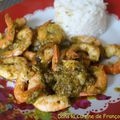 Crevettes au Pesto