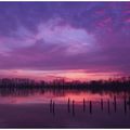 Coucher de soleil sur le lac de Dikkebus