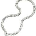 Platinum and Diamond Bracelet and Necklace Combination, Van Cleef & Arpels, New York, 1966 