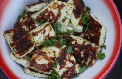 Fromage halloumi grillé