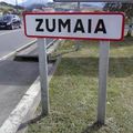 photos: Zumaia pancarte entrée, port pour réparer les bateaux et église.
