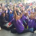 Pour les 250 bénévoles : Mauve qui peut!