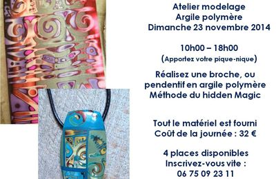 Les stages à l'atelier ... Extrait...