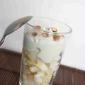 VERRINE D'ENDIVES MOUSSE AU BLEU ET ECLATS DE NOIX