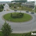 Rond-point à Howald (Grand Duché du Luxembourg)