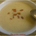 Velouté de poireaux au chorizo