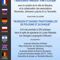 Musiques et danses traditionnelles de Pologne et Slovaquie le 6 mai à 20h 