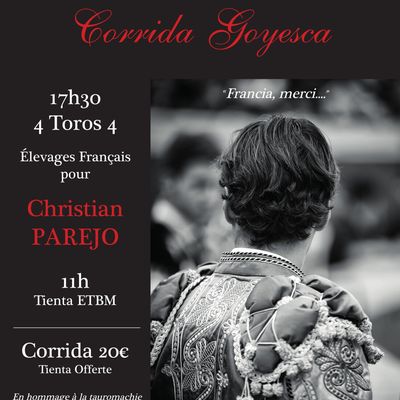 BOUJAN - CORRIDA GOYESCA - CHRISTIAN PAREJO - 30/08/25