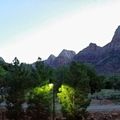 Zion canyon au lever du jour