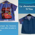 La chemisette Cars de ti'Tim