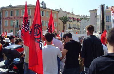 Manifestation niçoise pour les retraites