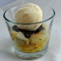 Verrine poire, choco-gingembre