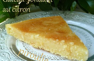 Gâteau au citron #3 : gâteau fondant et moelleux 