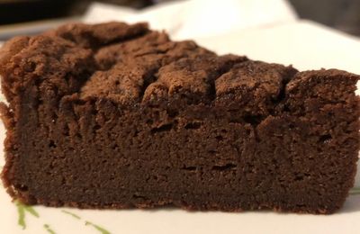 Gourmandises du dimanche- Gâteau au chocolat moelleux sans farine