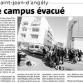 Nice-Matin : évacuation de St Jean par la police